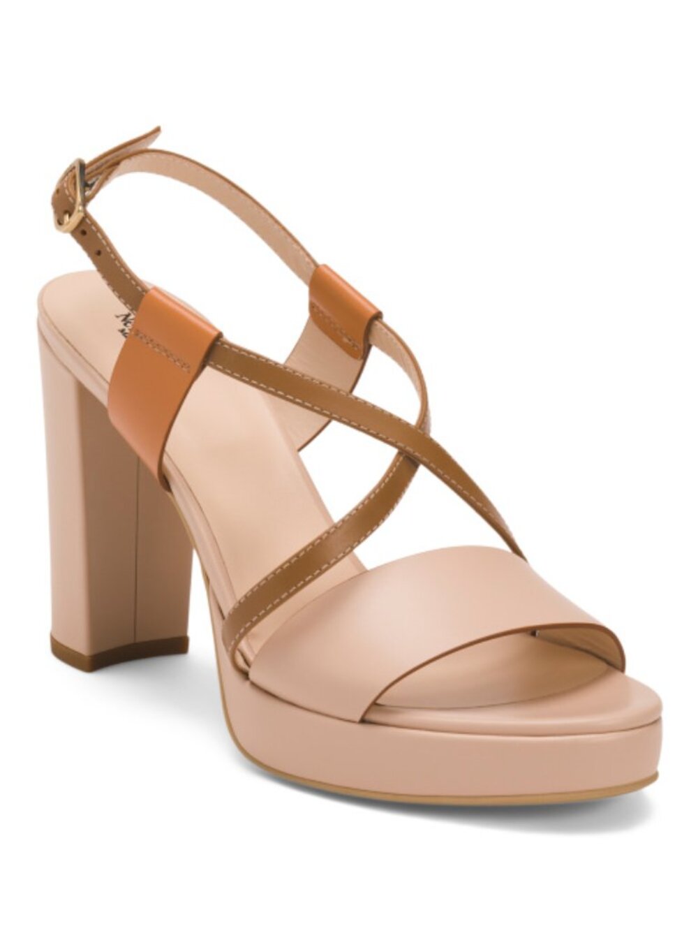 NEROGIARDINI Made In Italy Leather Heeled Sandals